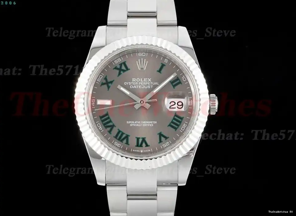 SS Rmn VR3235 Datejust 126334 Oyster SS Grey 904L GMF 41mm 0513